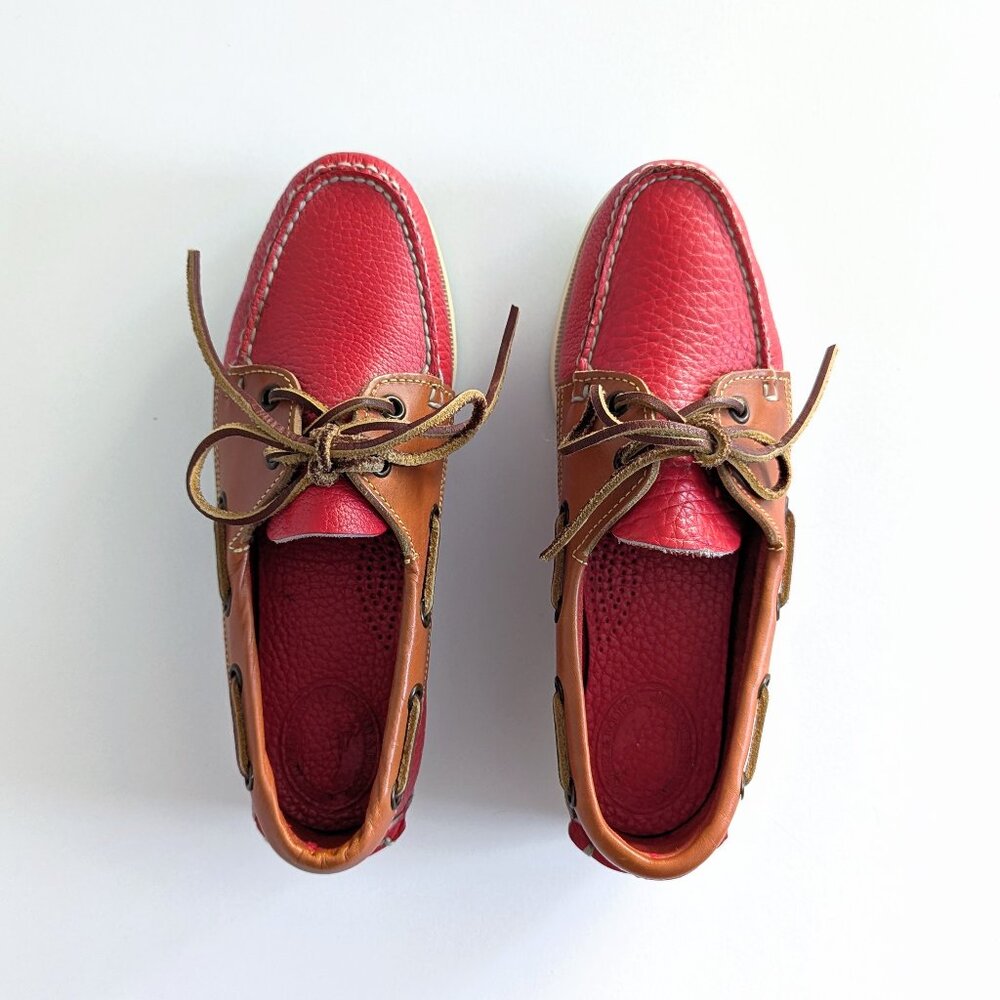 Vintage 1990s Dooney & Bourke Boat Shoes Rarer Variation - Picture 7 of 12
